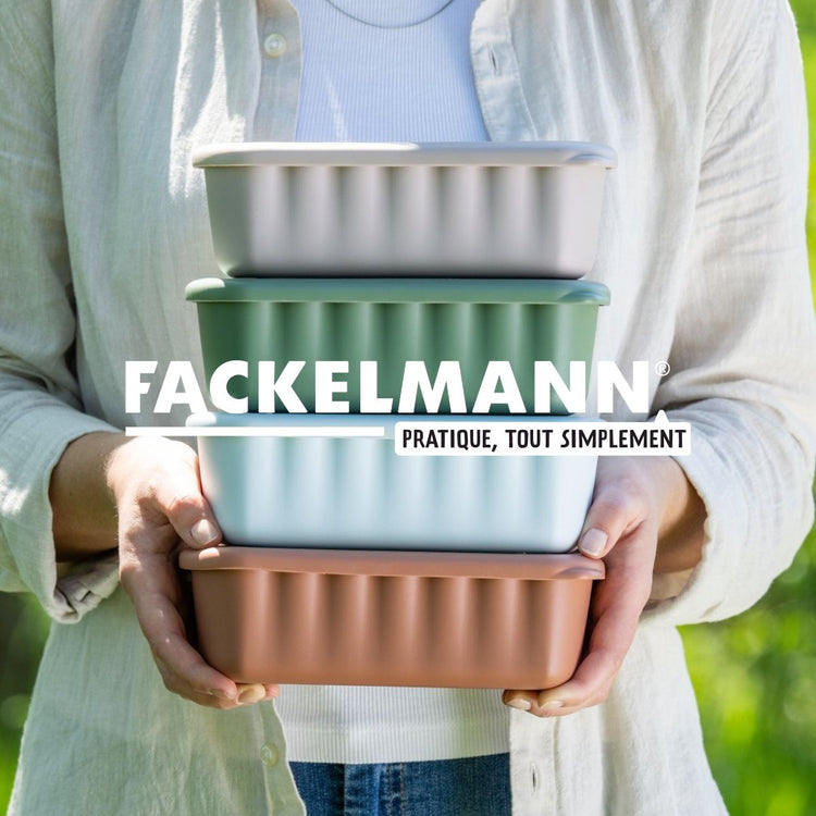 Lunchbox Beige à compartiment réglable 1 litre sans BPA Fackelmann Storage