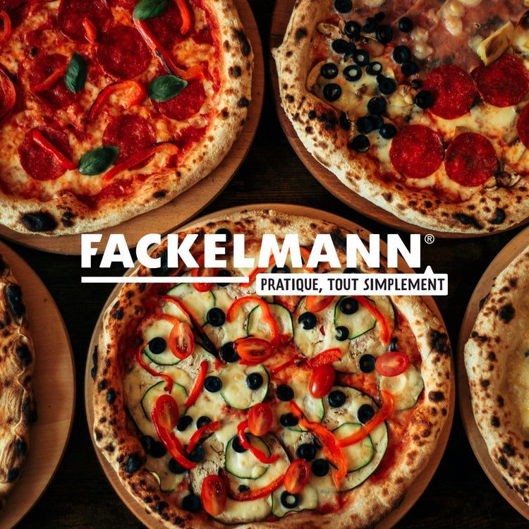 2 planches à pizza 30 cm en bois Fackelmann Boissellerie