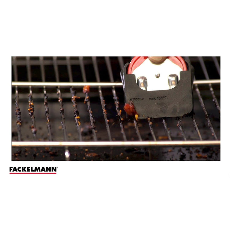 Racloir rouge pour plaque vitrocéramique Fackelmann