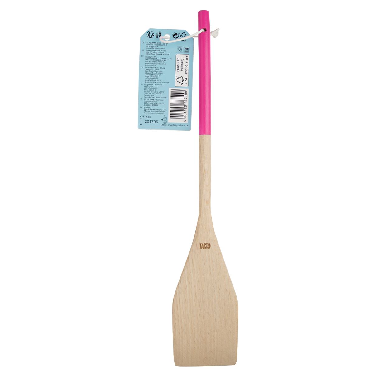 Spatule de cuisine en bois 30 cm Tasty Green