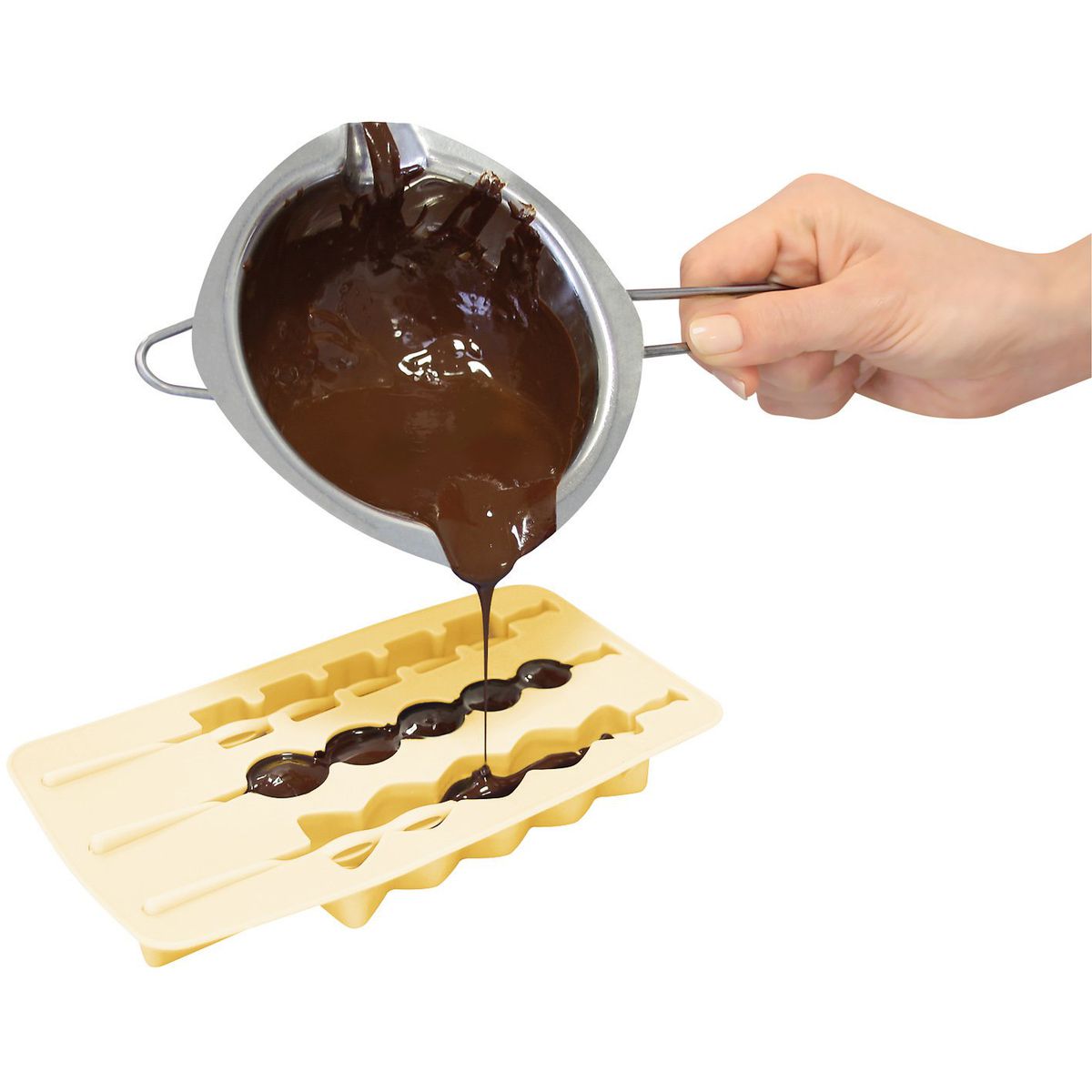 Service à bain marie pour chocolat Zenker