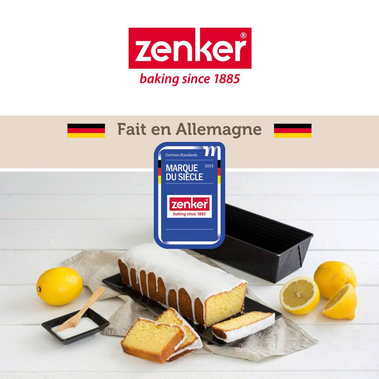 Set de 4 ustensiles de pâtisserie moule à gâteaux bol et spatule Black metallic Black mettallic Zenker  Black mettallic