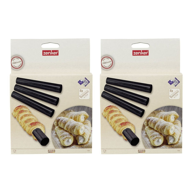 Lot de 8 moules à gâteau en tube Zenker Smart Pastry