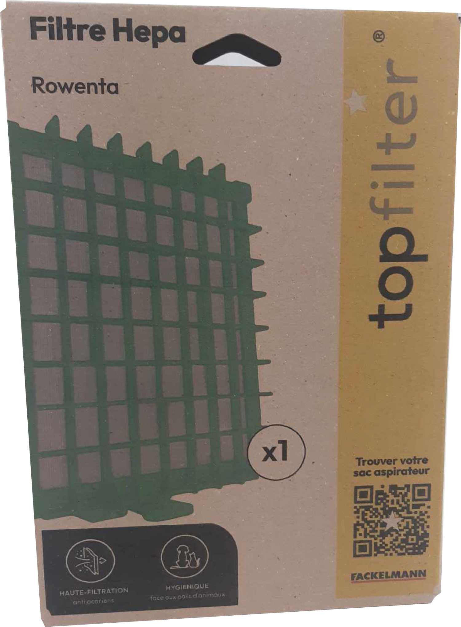 Filtre Hepa pour aspirateur Rowenta Silence Force TopFilter