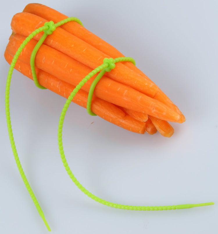 Lot de 6 ficelles alimentaires réutilisables en silicone Fackelmann Basic