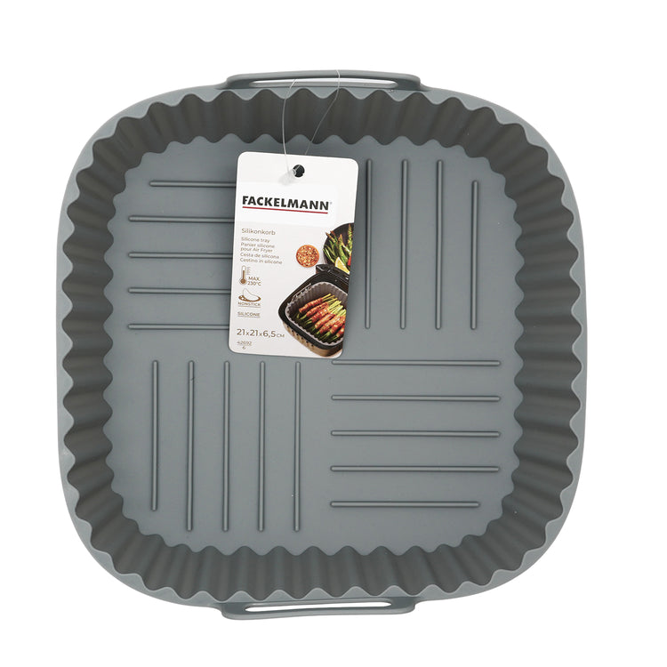 Panier carré en silicone pour AIR FRYER Fackelmann