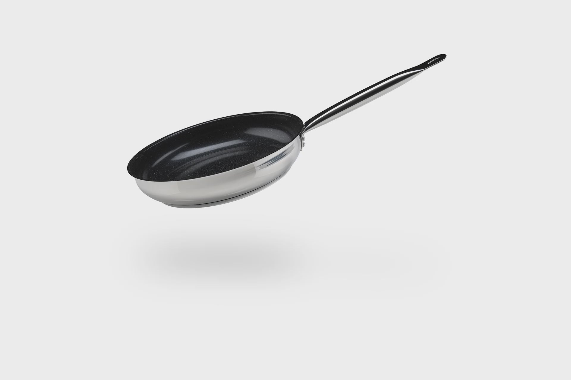 Set de 2 Poêles de cuisson avec revêtement céramique sans PFAS 28 cm et 32 cm Profi Therm Platinum Elo